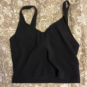 black lulu lemon align tank